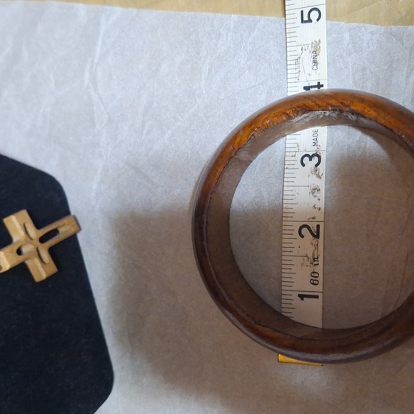 Wood set bracelet 2necklaces - Picture 3 of 5